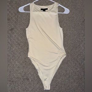 Forever 21 Cream Bodysuit